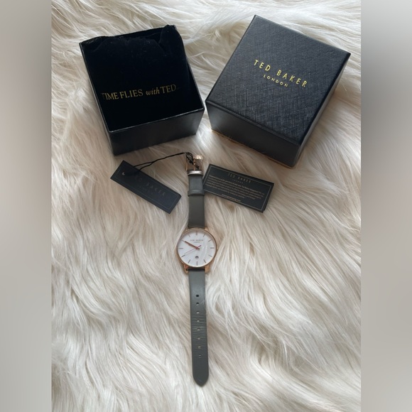 Ted Baker Women’s Kate Leather Strap Watch Mother of...